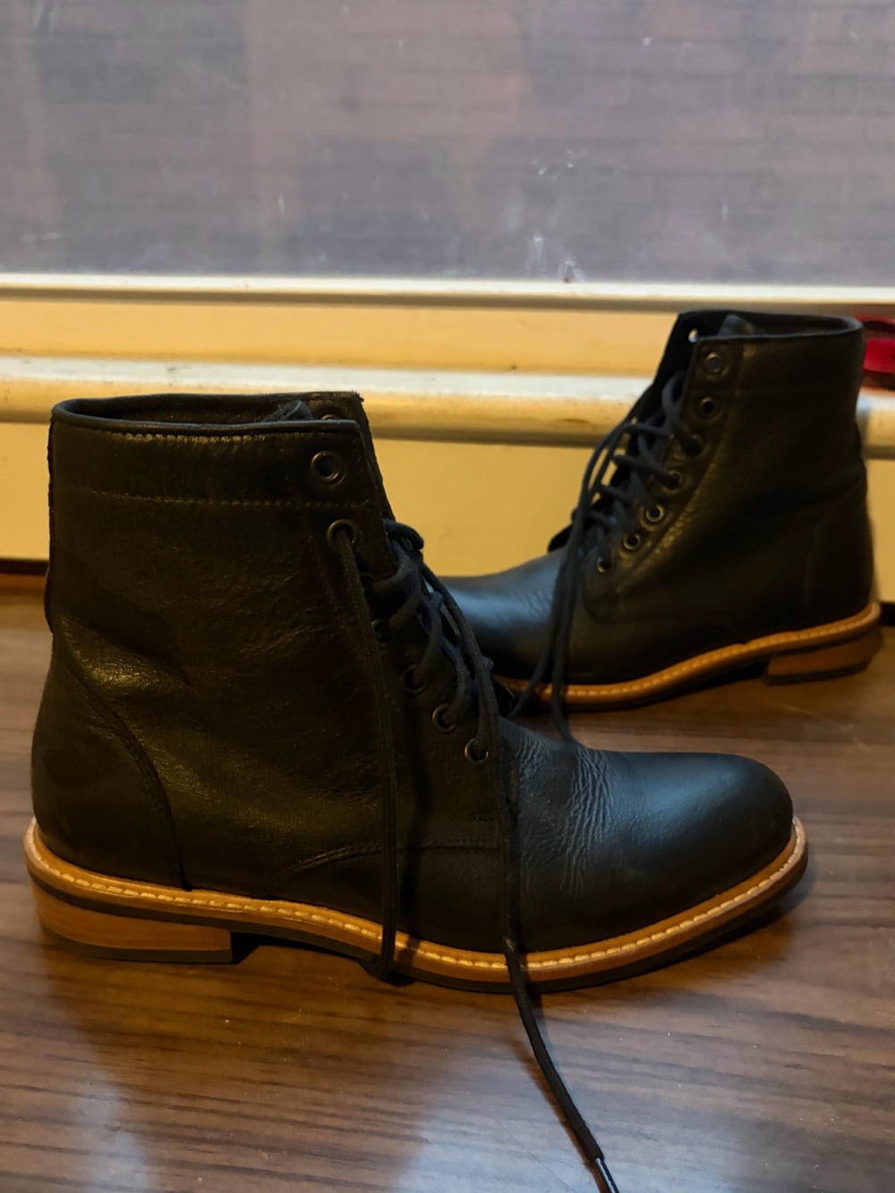 Nisolo Amalia All Weather Black Leather Boots